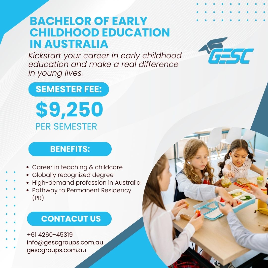 Bachelor of Early Childhood Education in Australia | Scholarships & Career Opportunities