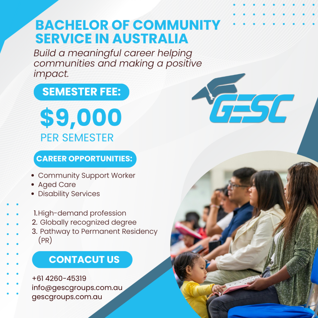 Bachelor of Community Service in Australia