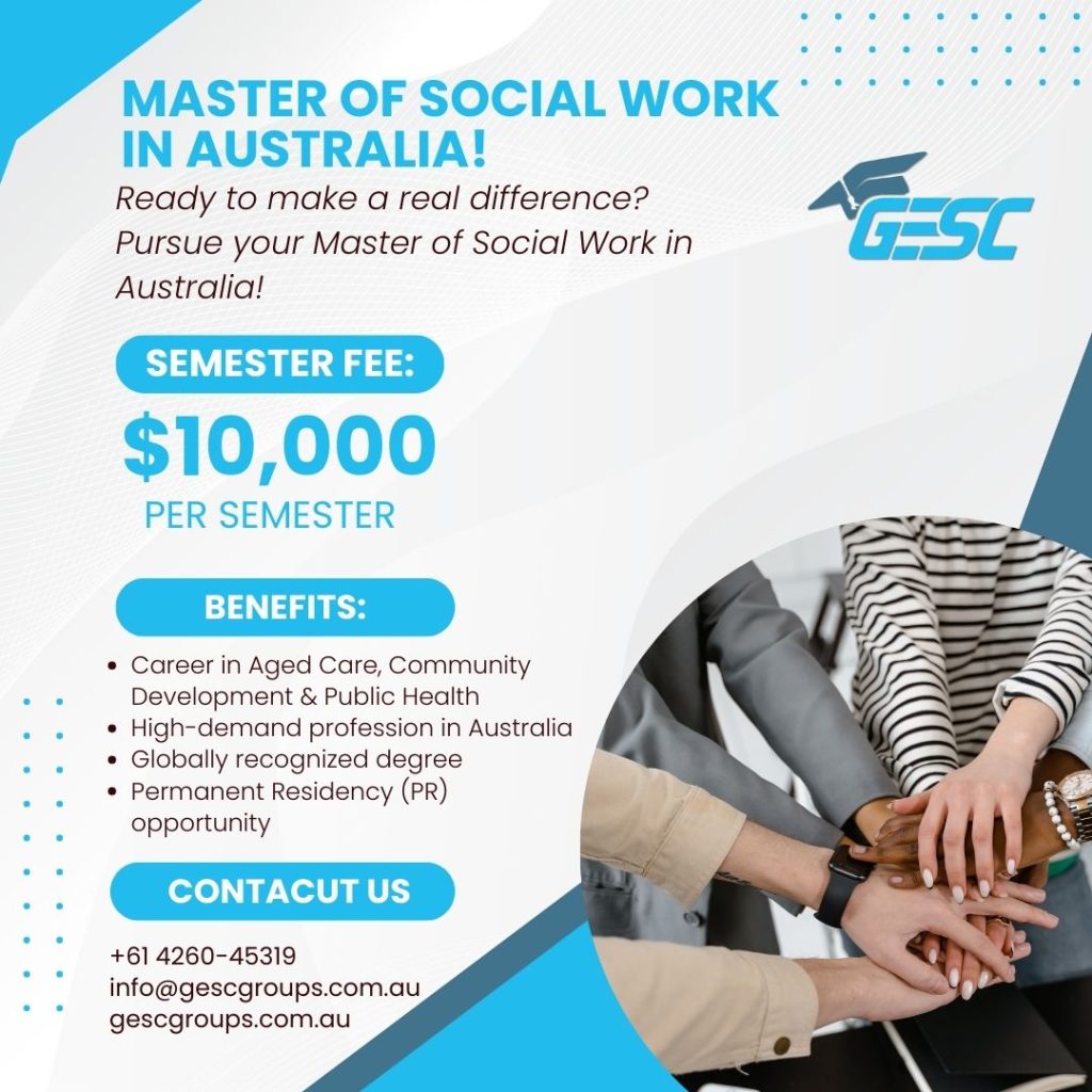 Master of Social Work in Australia | Scholarships & Career Opportunities