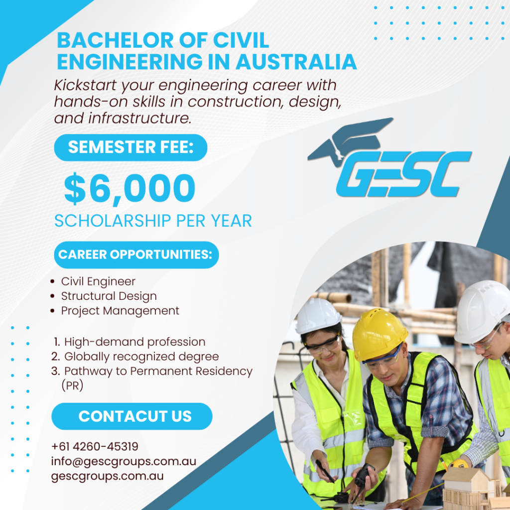 Bachelor of Civil Engineering in Australia