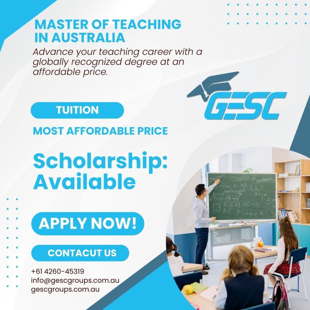 Master of Teaching in Australia