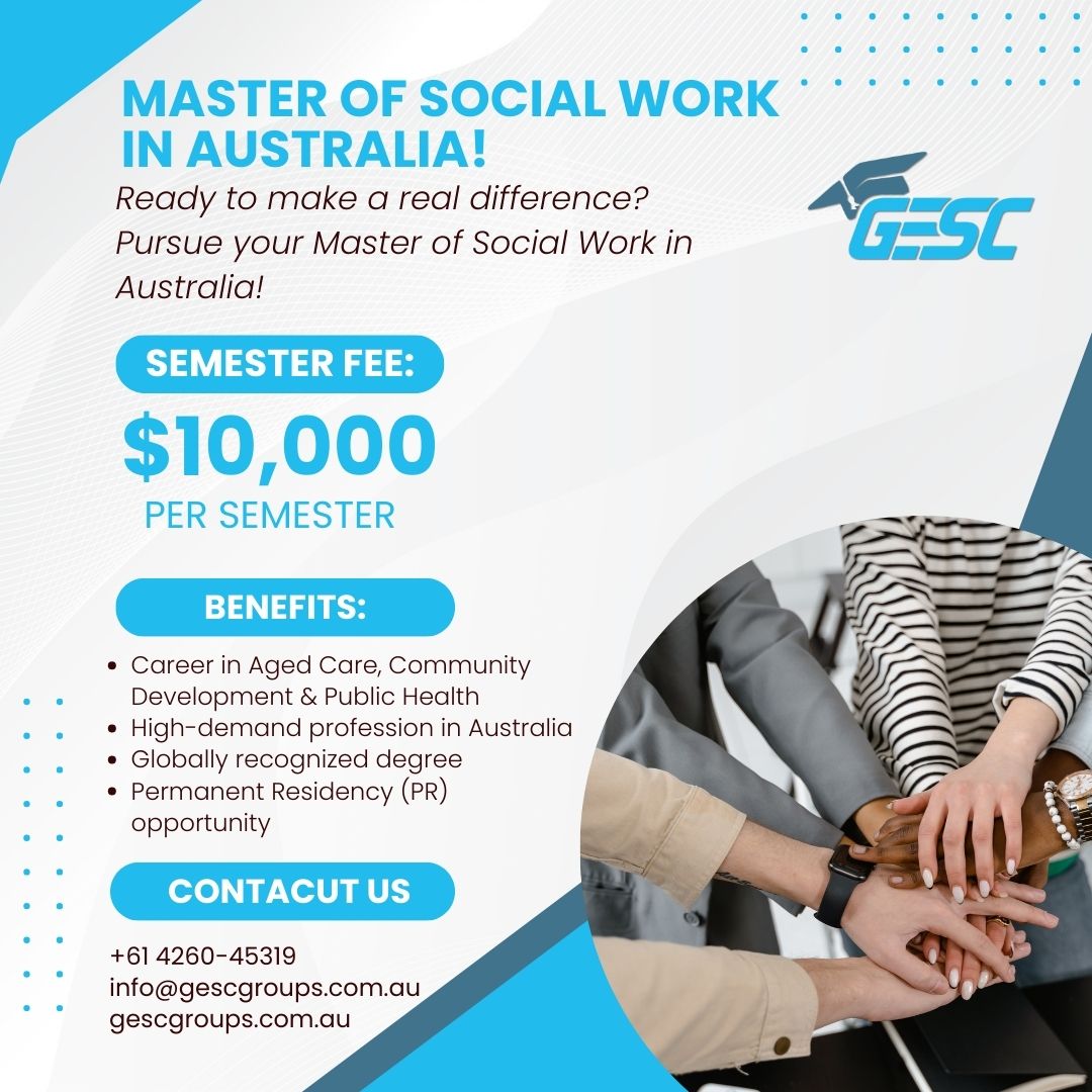Master of Social Work in Australia | Scholarships & Career Opportunities